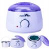 Zestaw do depilacji paskowej ItalWax podgrzewacz 100W  wosk w puszce 800ml Natural naturalny  dodatki - 2
