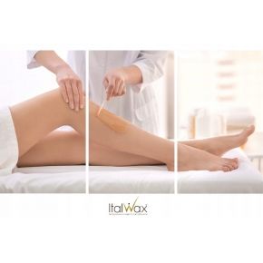 Zestaw do depilacji paskowej ItalWax podgrzewacz 100W  wosk w puszce 800ml Natural naturalny  dodatki