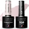 Zestaw lakier hybrydowy Claresa 5in1 Keratin 3  Top No Wipe - 1