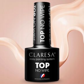 Zestaw lakier hybrydowy Claresa 5in1 Keratin 4  Top No Wipe
