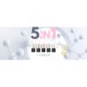 Zestaw lakier hybrydowy Claresa 5in1 Keratin 4  Top No Wipe - 5