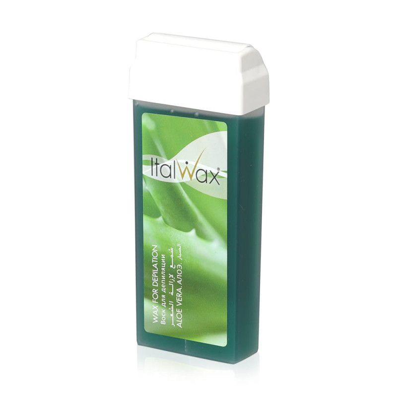 ItalWax Aloesowy transparentny wosk do depilacji w rolce 100ml