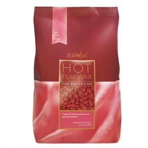 ItalWax Rose Film Wax 1kg - wosk twardy w granulkach do depilacji bezpaskowej