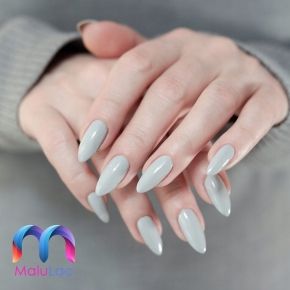 MaluLac Biały Trochę Inny 1028 kolorowy lakier hybrydowy 5g