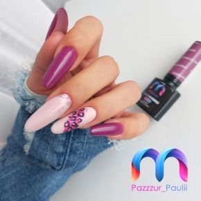 MaluLac Chwila Z Lila 1064 kolorowy lakier hybrydowy 5g