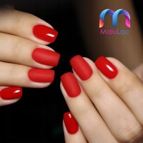 MaluLac Czerwony Trafiony 1069 kolorowy lakier hybrydowy 5g