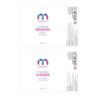 MaluLac zestaw 4 x lakier hybrydowy  Aceton  Cleaner - 4