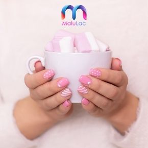MaluLac Słodka Pianka 1153 kolorowy lakier hybrydowy 5g