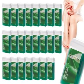 ItalWax Zestaw do depilacji wosk w rolce Aloe 14 sztuk 10 gratis